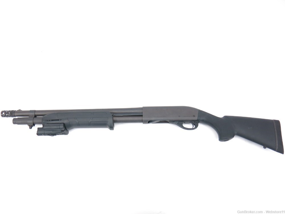Remington 870 12GA 19" Pump-Action Shotgun w/ Flashlight Fore-End-img-0