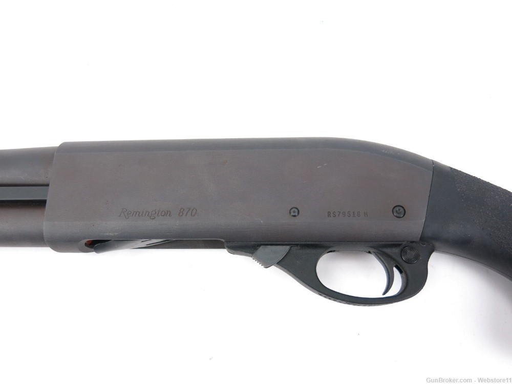 Remington 870 12GA 19" Pump-Action Shotgun w/ Flashlight Fore-End-img-10