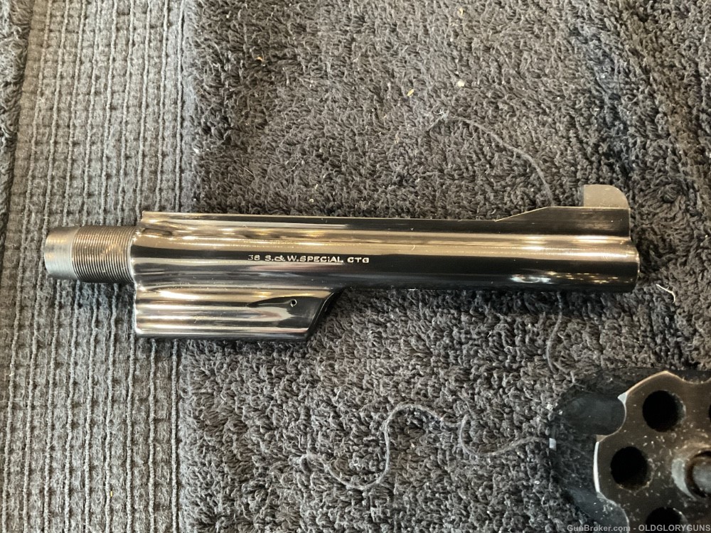 BEAUTIFUL SMITH & WESSON 38 SPECIAL CTG BARREL AND CYLINDER-img-2