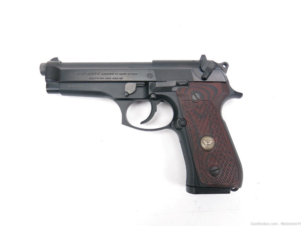 Beretta 92FS 9mm 4.75" Semi-Automatic Pistol w/ Wilson Combat Grips-img-0