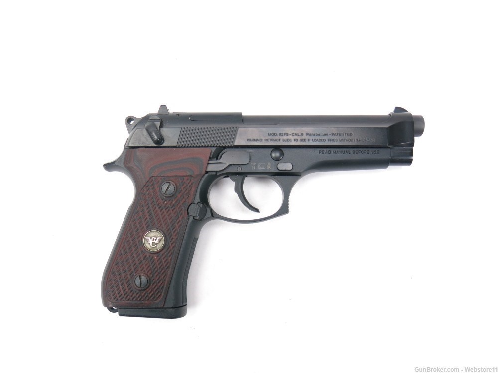 Beretta 92FS 9mm 4.75" Semi-Automatic Pistol w/ Wilson Combat Grips-img-10