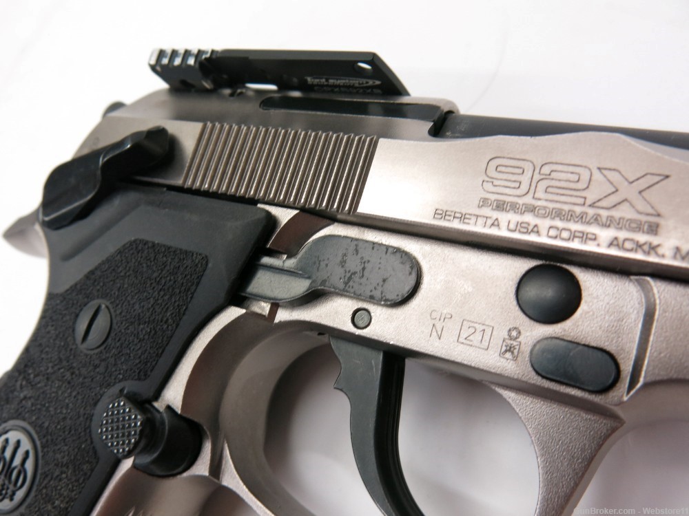 Beretta 92X 9mm 4.9" Semi-Automatic Pistol w/ Magazine & Hard Case-img-18