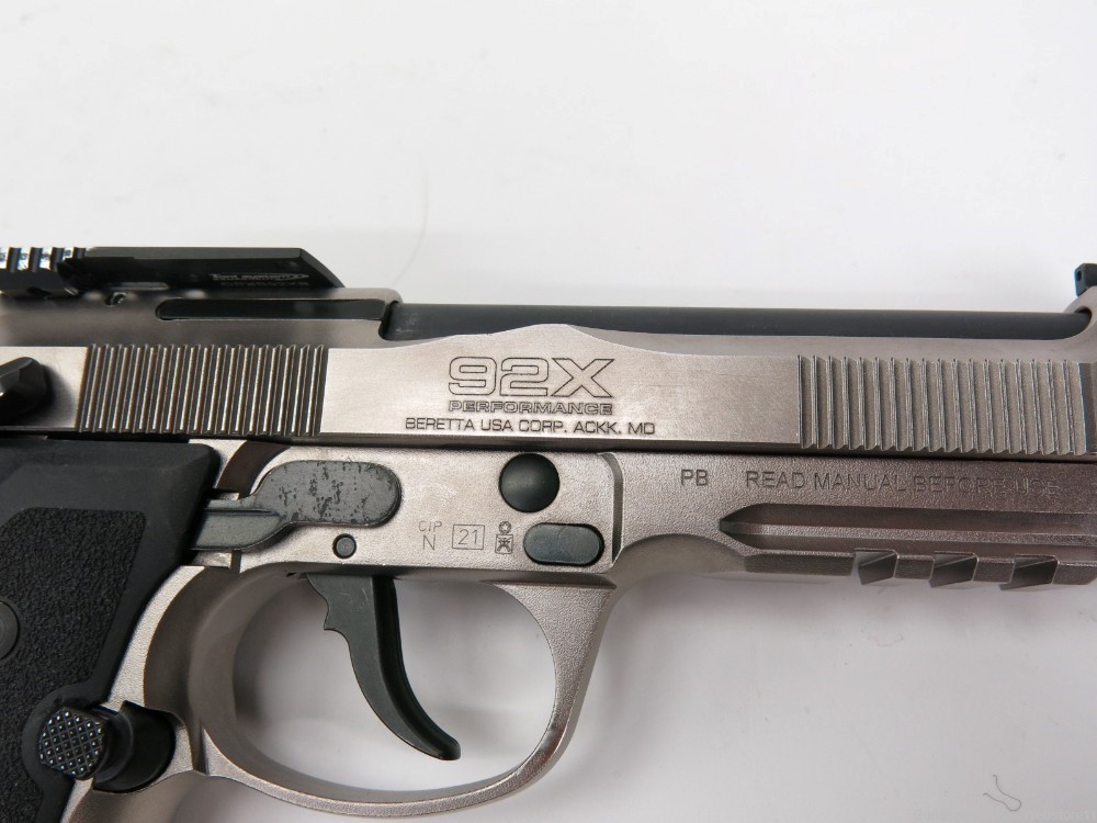 Beretta 92X 9mm 4.9" Semi-Automatic Pistol w/ Magazine & Hard Case-img-17