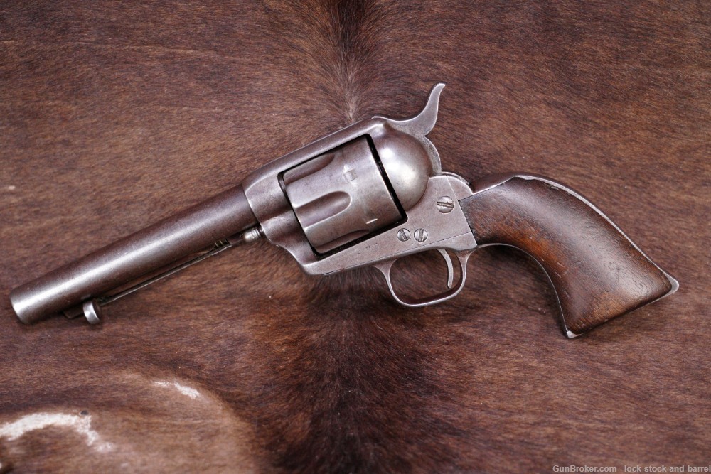 Colt Single Action Army SAA 1873 US Artillery-style Revolver, 1874 Antique-img-3