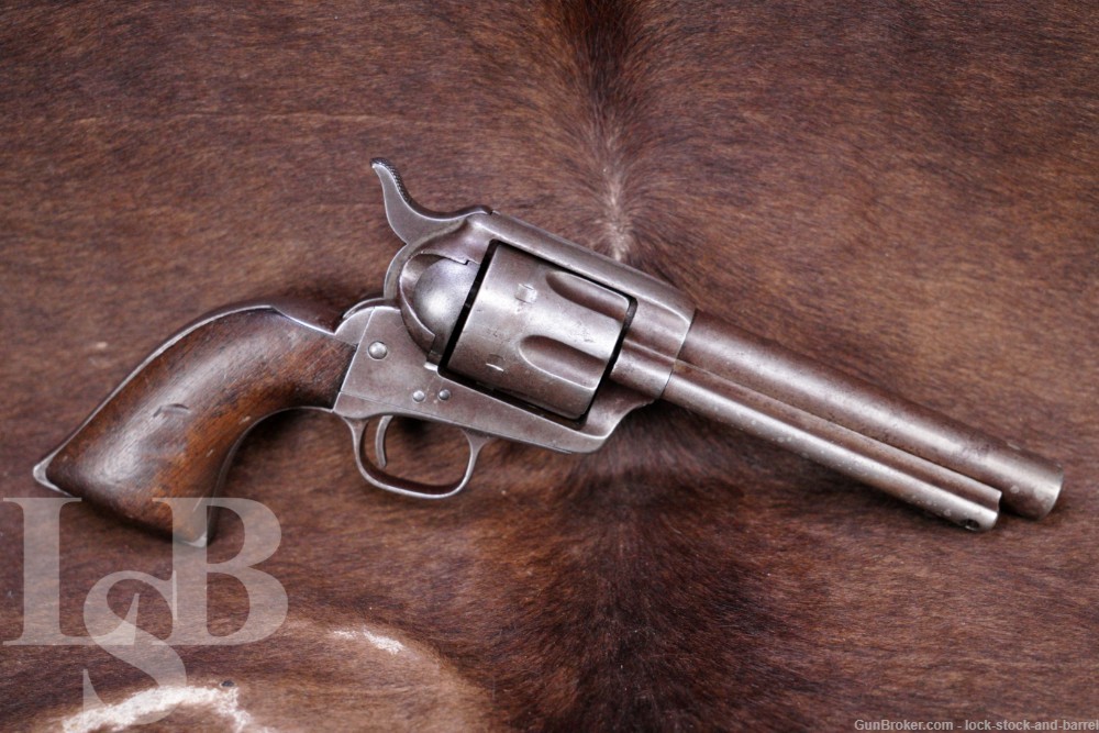 Colt Single Action Army SAA 1873 US Artillery-style Revolver, 1874 Antique-img-0