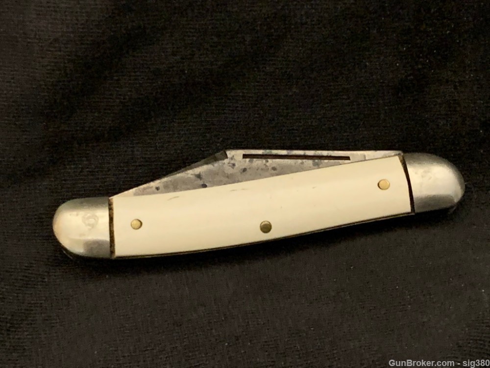 1930s NEW YORK KNIFE CO. HAMMER BRAND 3 BLADE POCKET KNIFE-img-2