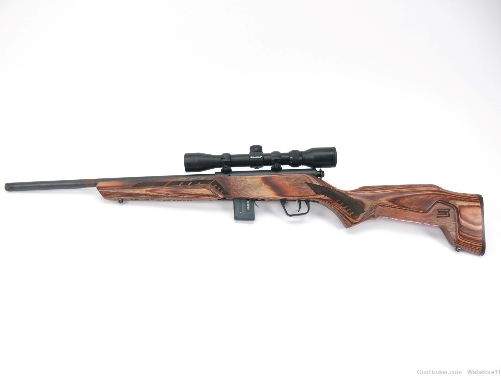 Savage Arms Model 93R17 18" 17 HMR Bolt-Action Rifle w/ Scope & Magazine-img-0