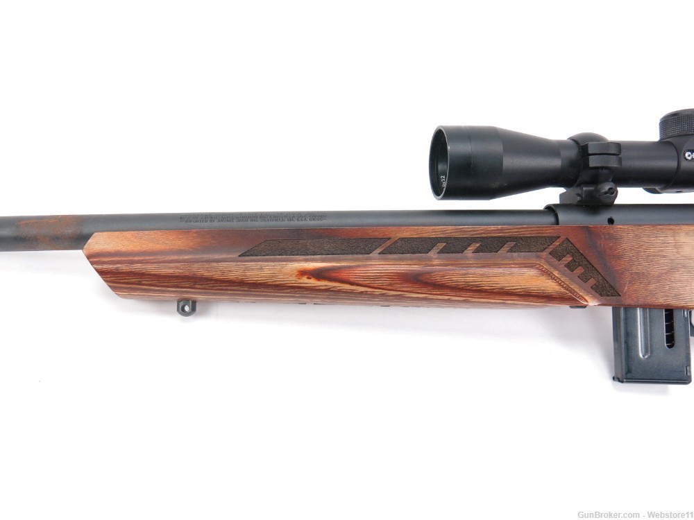 Savage Arms Model 93R17 18" 17 HMR Bolt-Action Rifle w/ Scope & Magazine-img-6