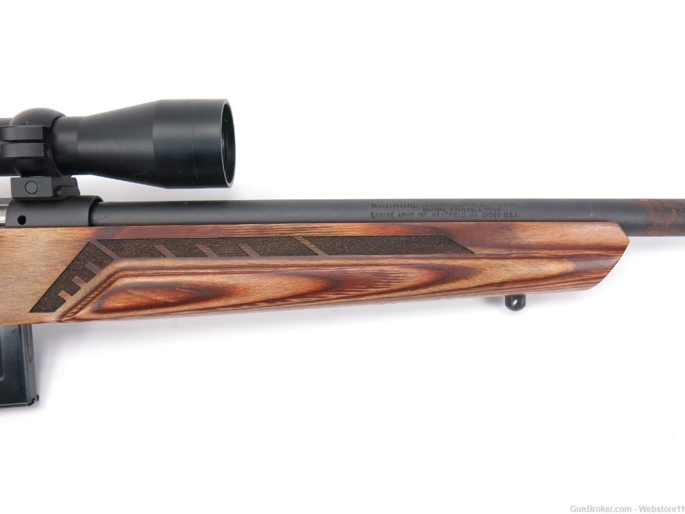 Savage Arms Model 93R17 18" 17 HMR Bolt-Action Rifle w/ Scope & Magazine-img-22