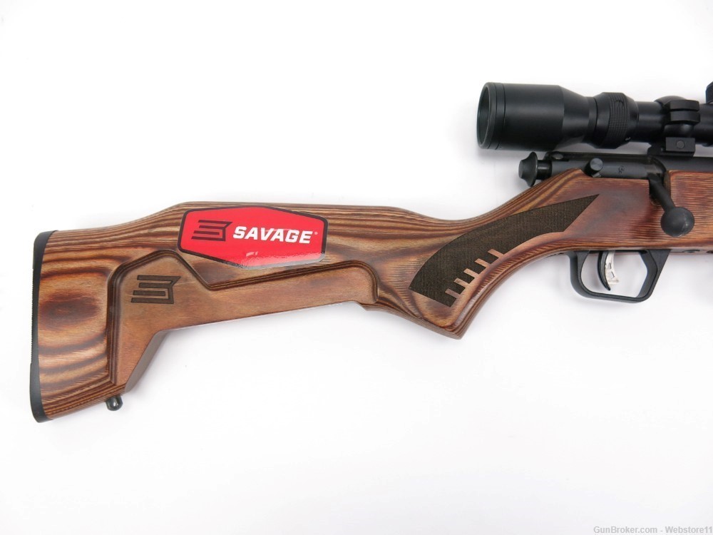 Savage Arms Model 93R17 18" 17 HMR Bolt-Action Rifle w/ Scope & Magazine-img-26