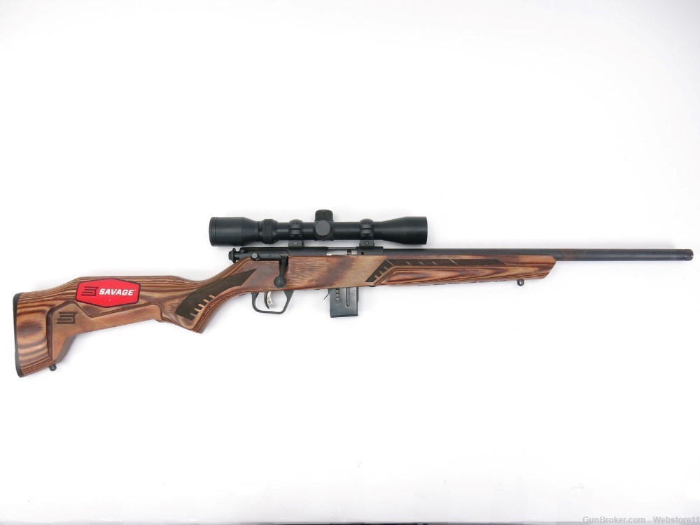 Savage Arms Model 93R17 18" 17 HMR Bolt-Action Rifle w/ Scope & Magazine-img-17