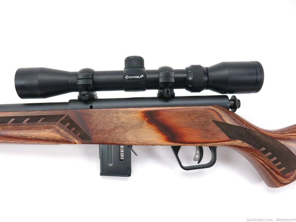 Savage Arms Model 93R17 18" 17 HMR Bolt-Action Rifle w/ Scope & Magazine-img-9