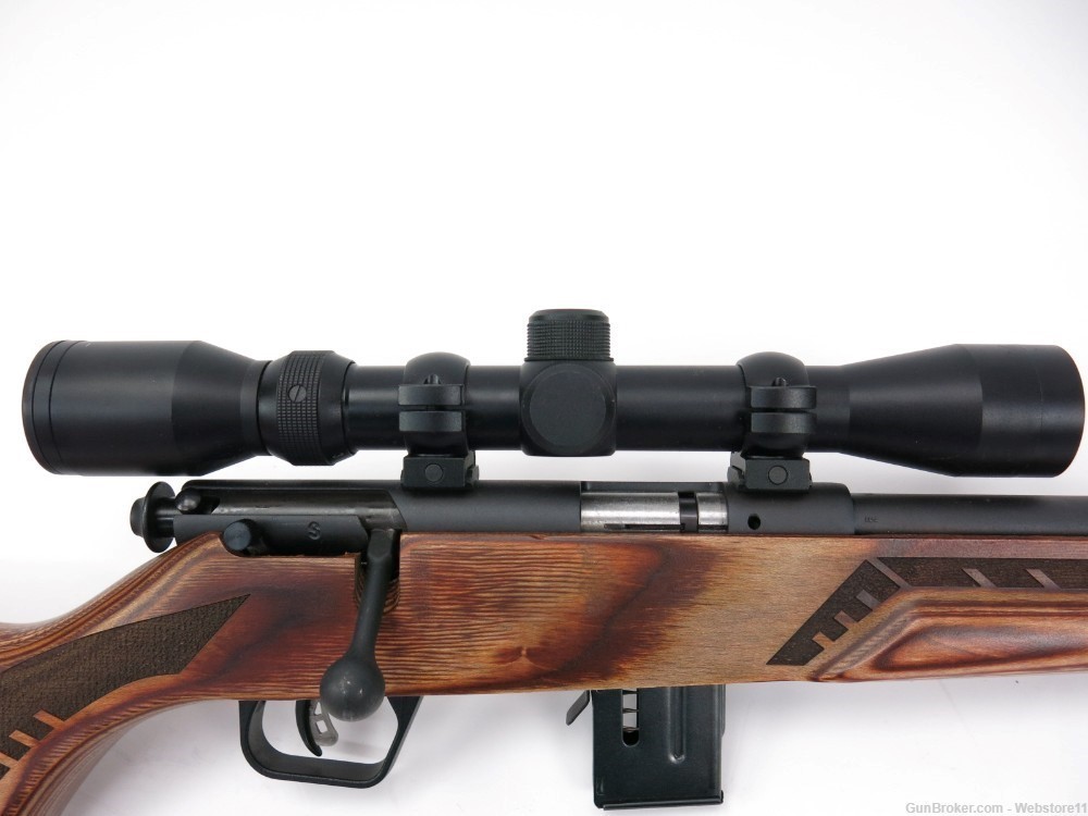 Savage Arms Model 93R17 18" 17 HMR Bolt-Action Rifle w/ Scope & Magazine-img-16