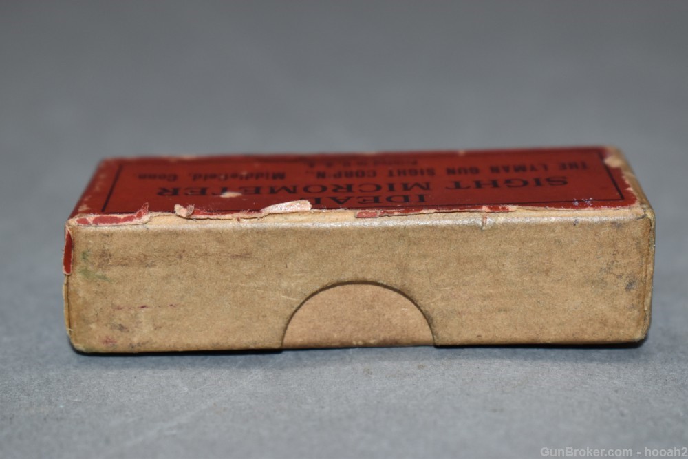 Vintage Lyman Ideal Sight Micrometer W Two Piece Box READ-img-7