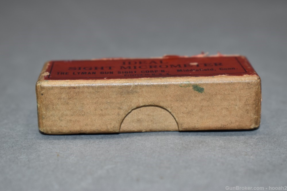 Vintage Lyman Ideal Sight Micrometer W Two Piece Box READ-img-5