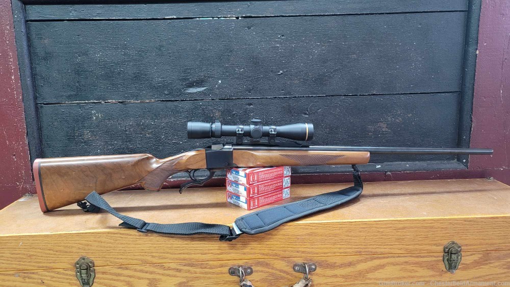 Ruger No. 1 Rifle 25.06 with Leupold VX-3i 2.5-8x36 scope-img-0