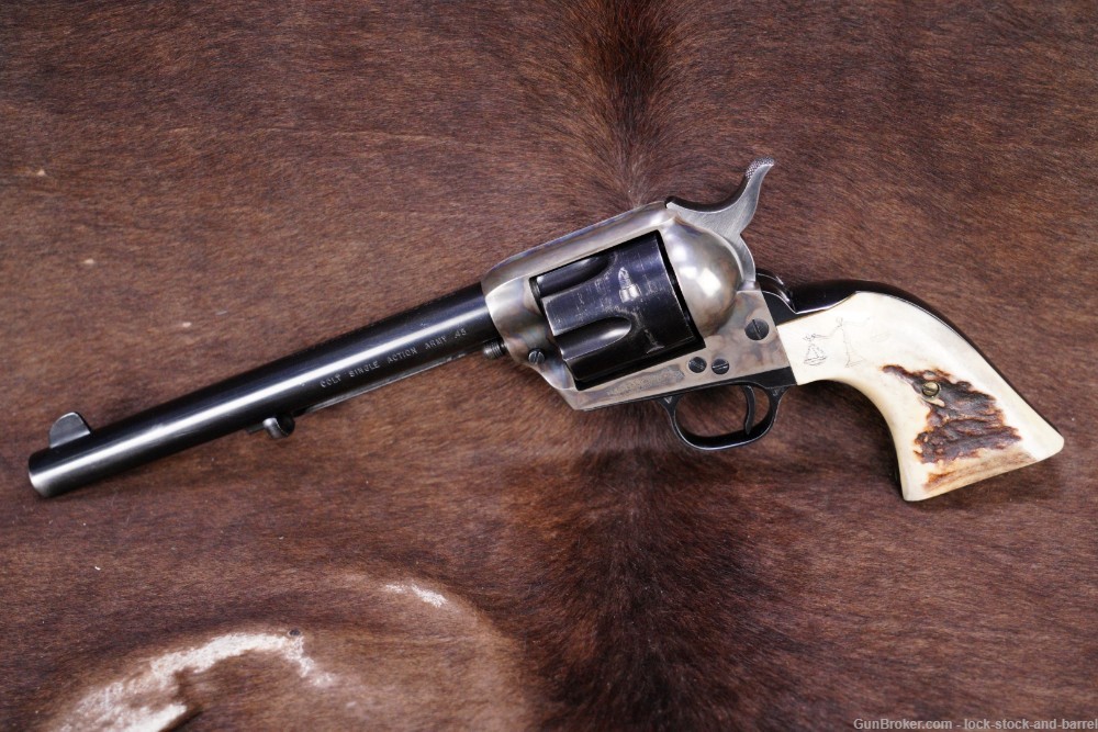 Colt Single Action Army 2nd Generation SAA .45 LC 7.5" Revolver, 1957 C&R-img-3