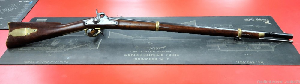MUSEUM QUALITY 1863 Remington ZOUAVE 58 CAL CIVIL WAR Percussion Rifle-img-13