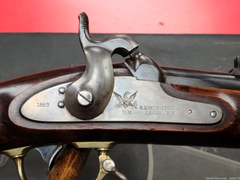 MUSEUM QUALITY 1863 Remington ZOUAVE 58 CAL CIVIL WAR Percussion Rifle-img-18