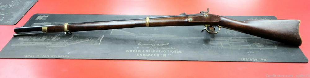 MUSEUM QUALITY 1863 Remington ZOUAVE 58 CAL CIVIL WAR Percussion Rifle-img-0