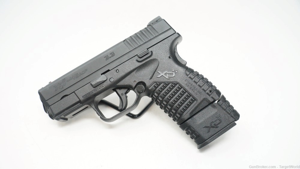 SPRINGFIELD ARMORY XD-S .45 ACP BLACK MELONITE 5 ROUNDS (19478)-img-0