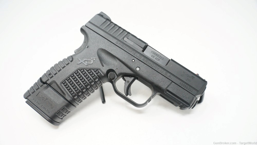 SPRINGFIELD ARMORY XD-S .45 ACP BLACK MELONITE 5 ROUNDS (19478)-img-1