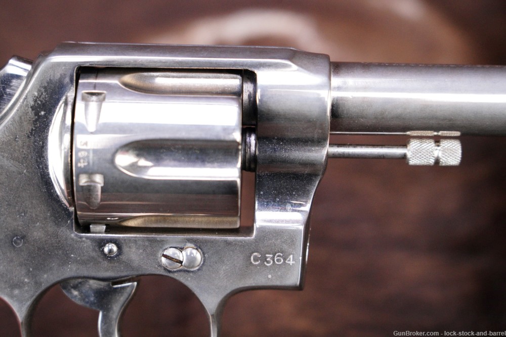 WWI Colt British Marked New Service Model .45 LC SA/DA Revolver 1917 C&R-img-11
