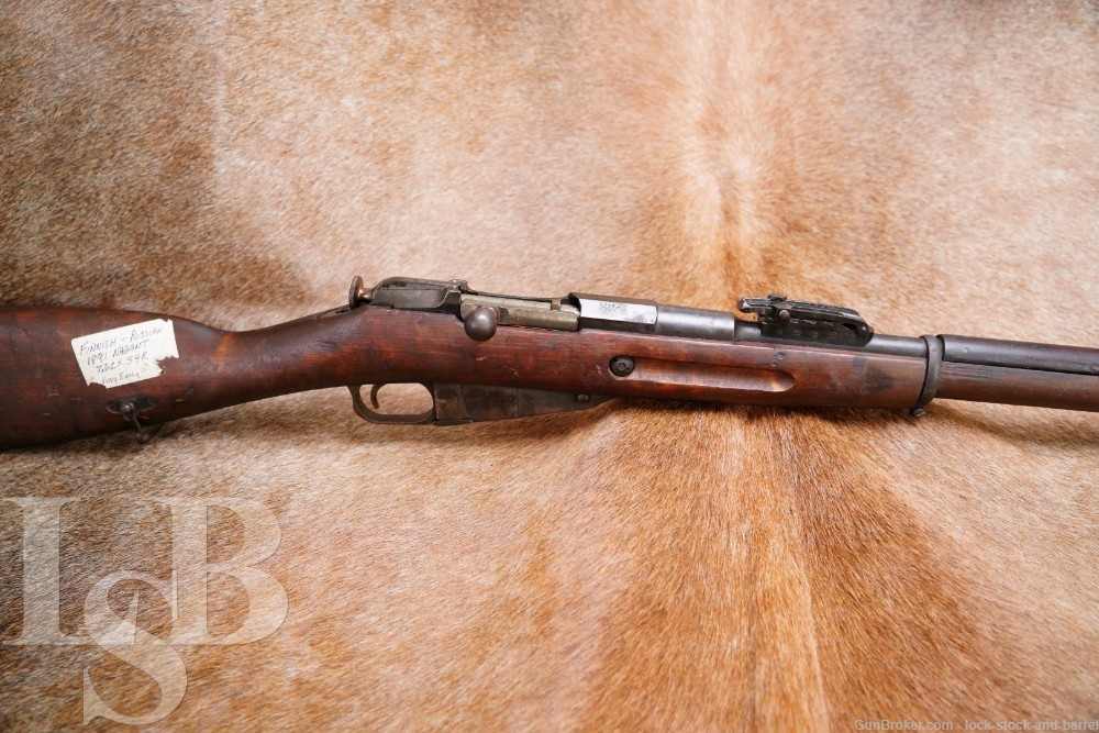 French Mosin Nagant 1891 Russian Finnish Hex 7.62x54R Bolt Rifle Antique-img-0