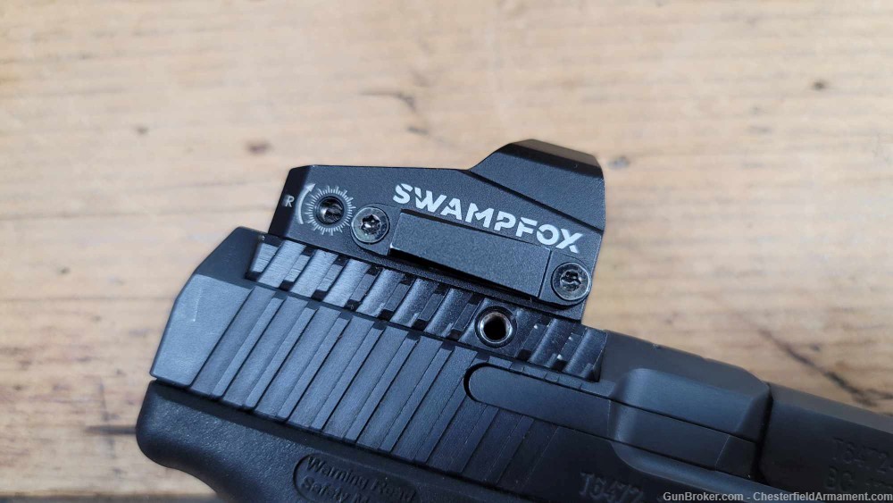 Canik TP9 SFx 9mm Semi Auto Pistol with Swampfox Red Dot Sight-img-6