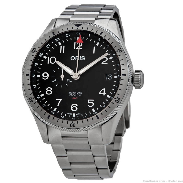 Oris Big Crown Pro Pilot Timer GMT and Culture Automatic Swiss Made Watches-img-1