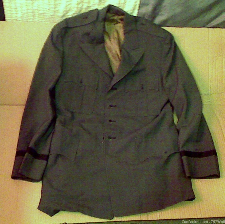US Army Officer's 1964 Dress Uniform By Hong Kong Tailor James S. Lee 3 Pc.-img-1