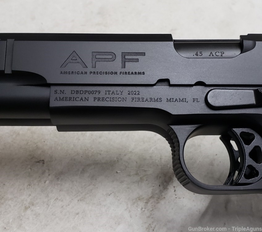 American Precision Firearms AF2011 Dueller Prismatic 45acp double barrel-img-13