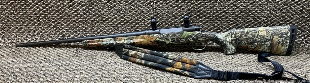 Savage AXIS 22-250 Rem Black Finish Synthetic Camo Stock 22" BBL 4+1-img-12