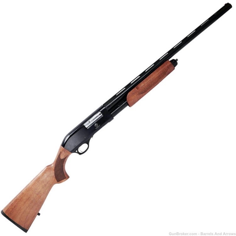 ATI ATIG12SC26PW Scout SGP Pump Shotgun, 12 Ga., 3", 26" Bbl, Wood Stock-img-0