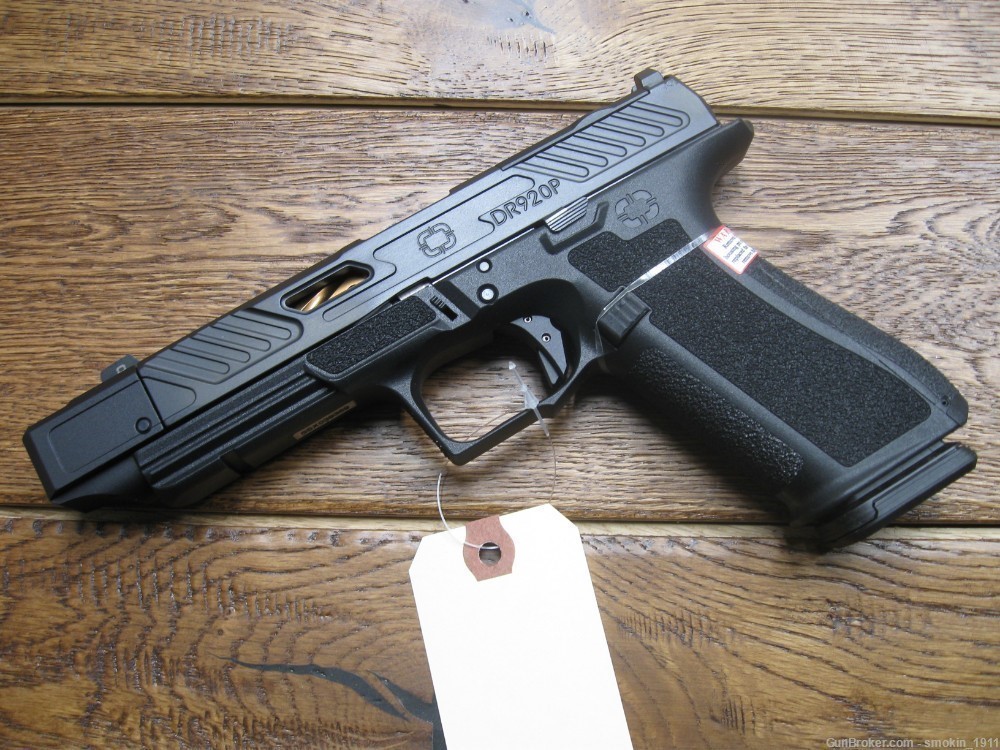 Shadow Systems DR920P Elite Compensated 9mm. New. Glock 34 Size -img-2