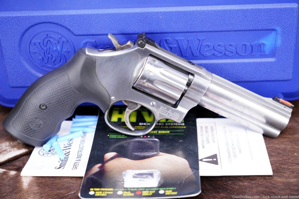 Smith & Wesson S&W Model 617-6 160584A .22 LR 4" DA/SA Revolver & Box 2022-img-2