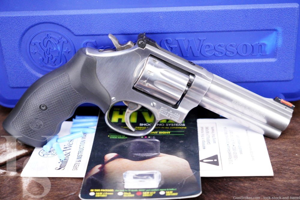 Smith & Wesson S&W Model 617-6 160584A .22 LR 4" DA/SA Revolver & Box 2022-img-0