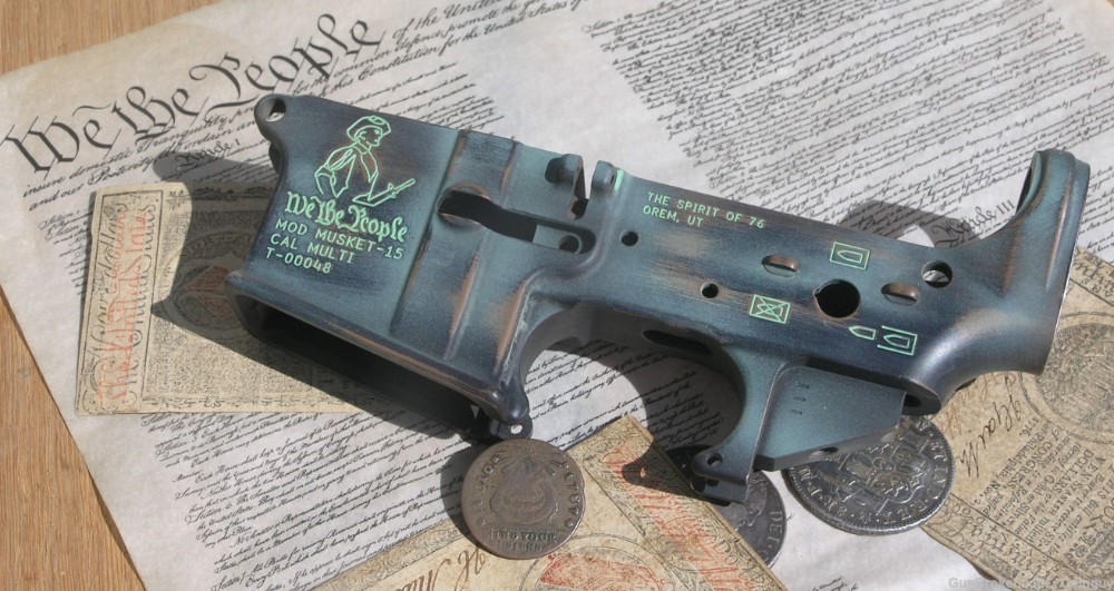WE THE PEOPLE Musket-15 RDIAS M4 Pocket Lower Receiver AR-15 FREE Ship-img-0
