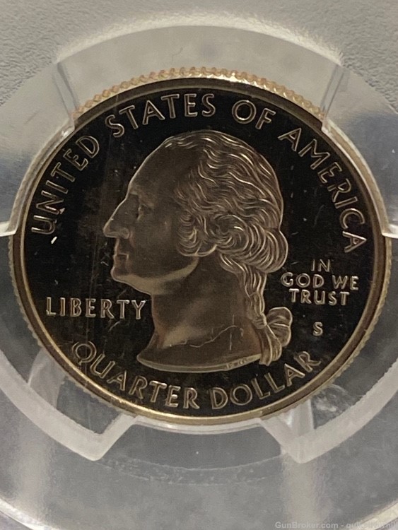 Beautiful PCGS Graded PF69DCAM 1999-S Connecticut Silver State Quarter 25C-img-2