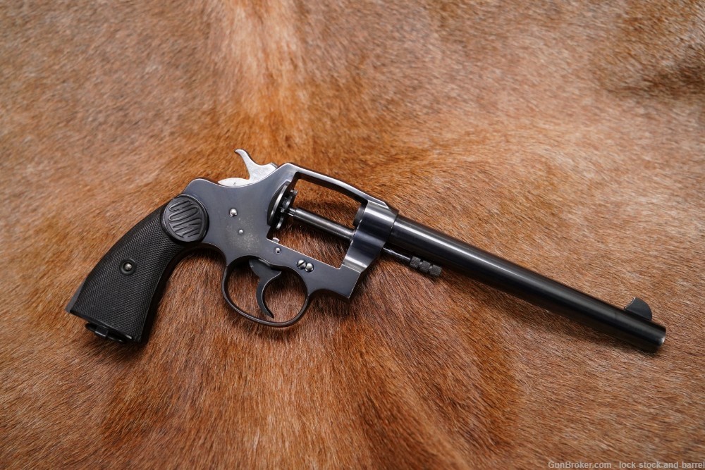Colt New Service .45 LC 7.5” SA/DA Revolver NO CYLINDER, MFD 1914 C&R-img-2