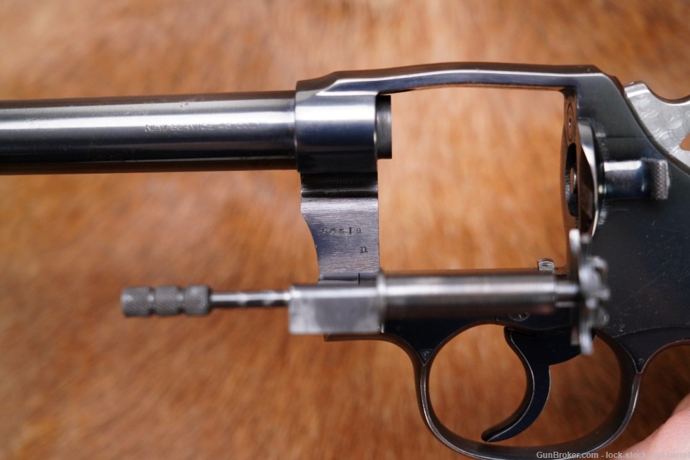 Colt New Service .45 LC 7.5” SA/DA Revolver NO CYLINDER, MFD 1914 C&R-img-15