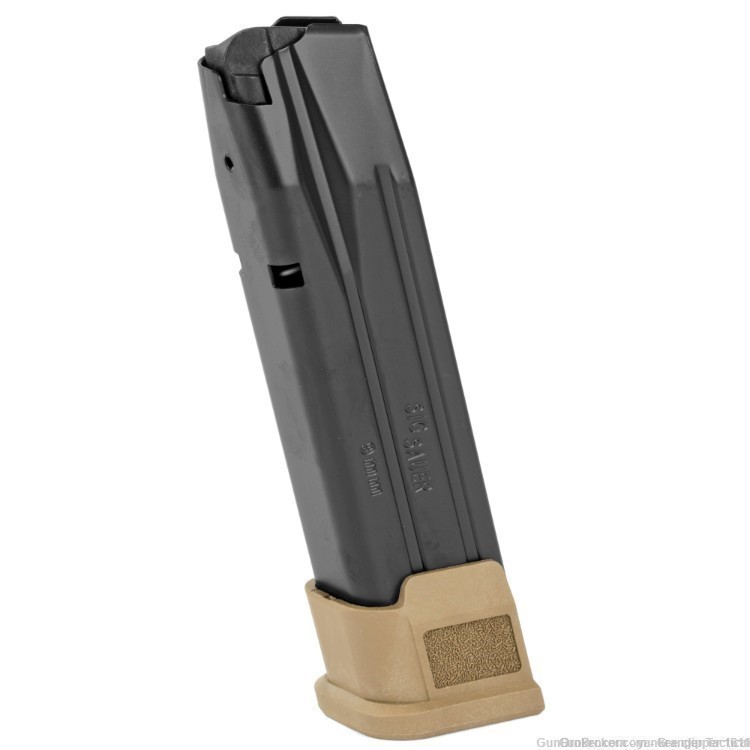 Sig Sauer Magazine 9MM 21Rd Coyote Fits P250 P320 MAG-MOD-F-9-21-COY-img-0