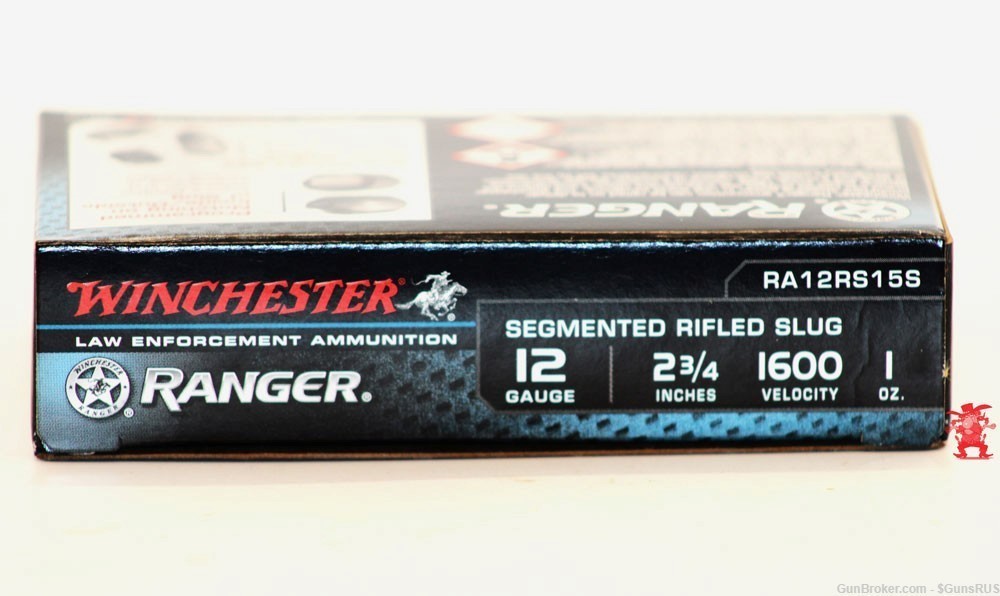 12 GA LE RANGER WINCHESER Premium 3-Way Segmenting 2¾" 1OZ 12ga SLUGS 5 RDS-img-2