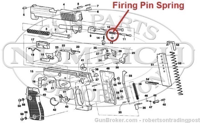 Sig P220 P226 P229 Firing Pin Spring 3421560 P6PT-img-5