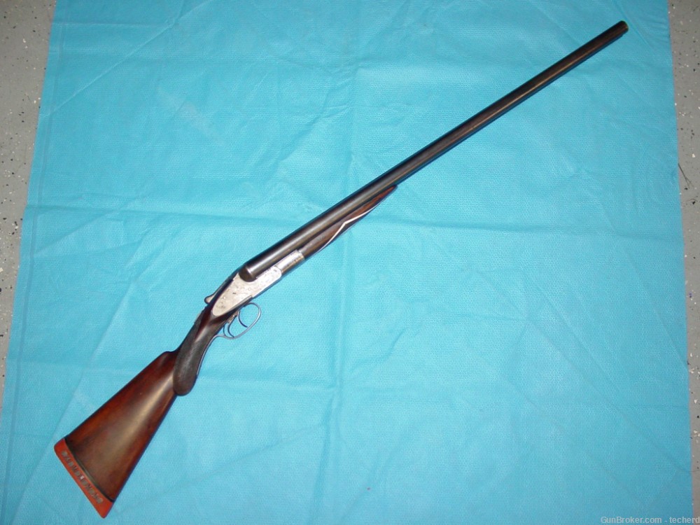 L.C Smith Quality 1 10 Gauge Side by Side Shotgun-img-1