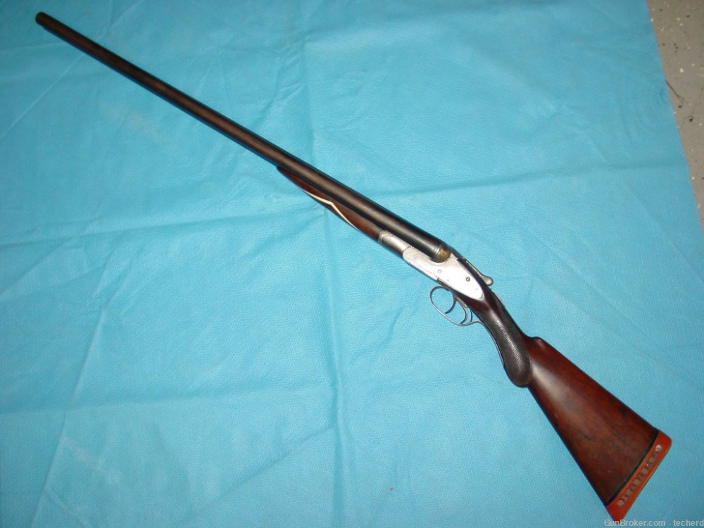L.C Smith Quality 1 10 Gauge Side by Side Shotgun-img-0