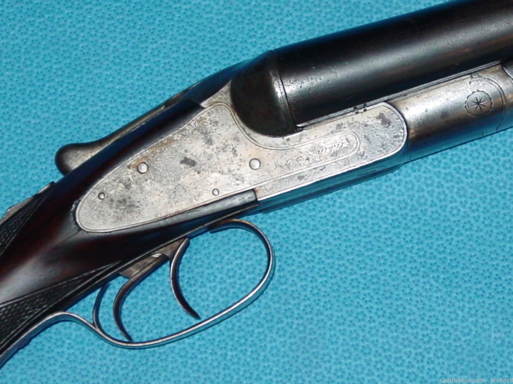 L.C Smith Quality 1 10 Gauge Side by Side Shotgun-img-5