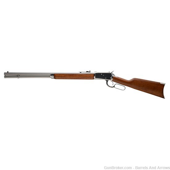 Rossi 920442493 R92 Lever Action Rifle, 44 Mag, 24" Octagon Bbl, Stainless-img-0