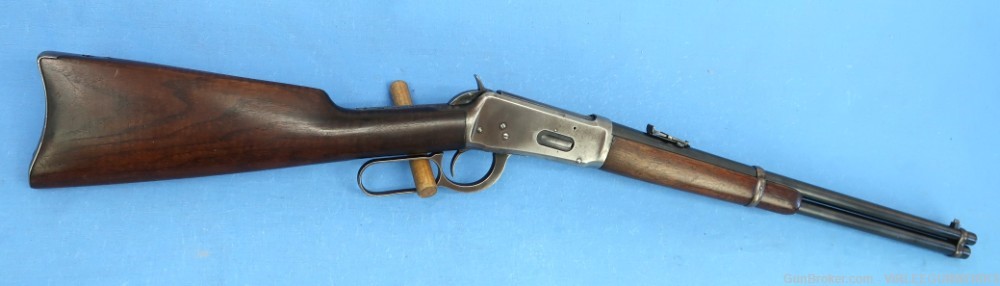 Winchester 94 SRC 32 Special Nickel Steel Saddle Ring Carbine 1927-img-0