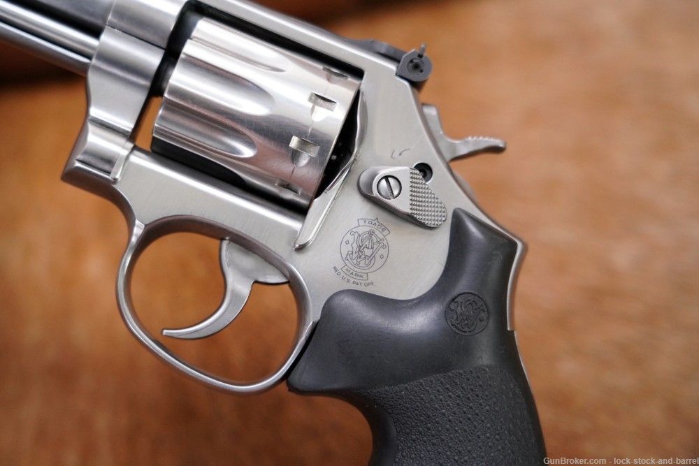 Smith & Wesson S&W Model 617-6 160578 .22 LR 6" DA/SA Stainless Revolver-img-11